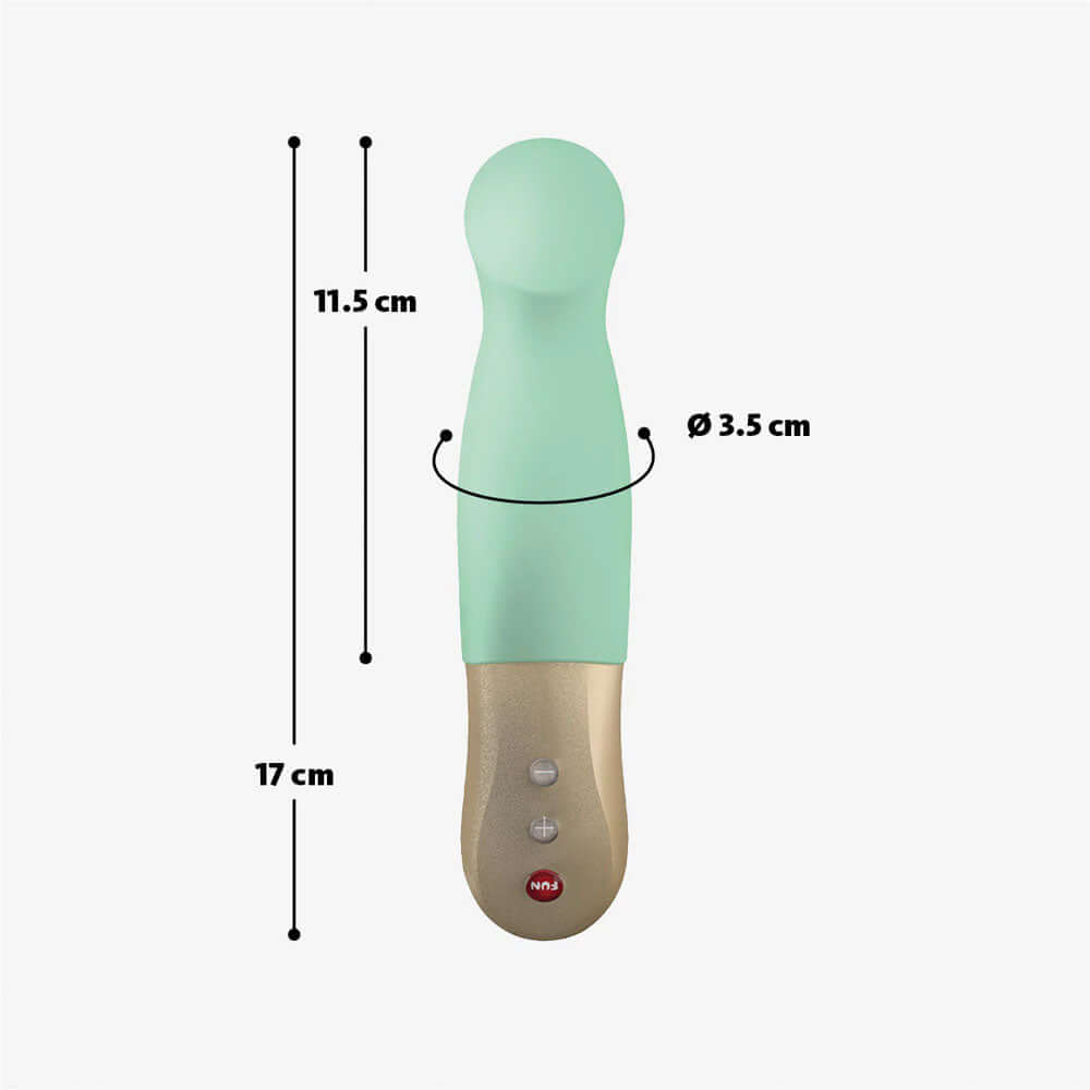 Fun Factory SUNDAZE pistachio - Pistachio Green 17.5 cm USB Rechargeable Thrusting Vibrator